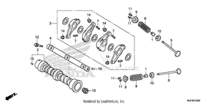 Camshaft@valve Schematic