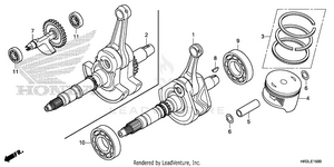 Crankshaft@piston Schematic