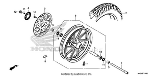 Front Wheel Schematic