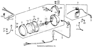 Wire Harness + Headlight + Switch + Ignition Coil 80 Schematic