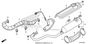 Exhaust Muffler Schematic