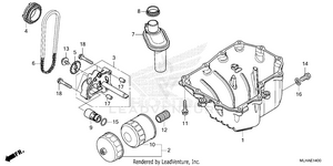 Oil Pan@oil Pump Schematic
