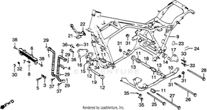 Frame + Oil Cooler Schematic