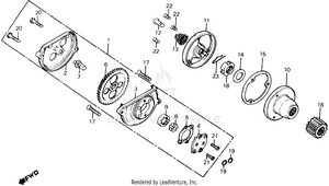 Oil Pump + Oil Filter Schematic