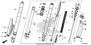 Front Fork Schematic