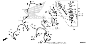 Front Brake Master       Cylinder (2) Schematic