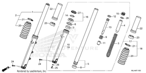 Front Fork Schematic