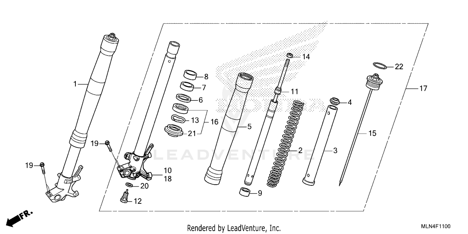 FRONT FORK (CRF1100A/D)
