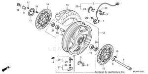 Front Wheel Schematic