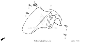 Front Fender Schematic