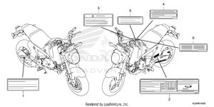 Caution Labels Schematic