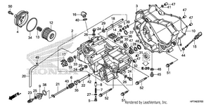 Front Crankcase Cover Schematic