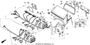 A/i Fairing Wire Harness 86-87 Schematic