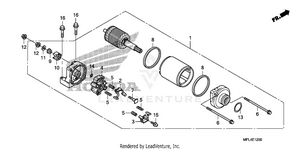 Starting Motor Schematic