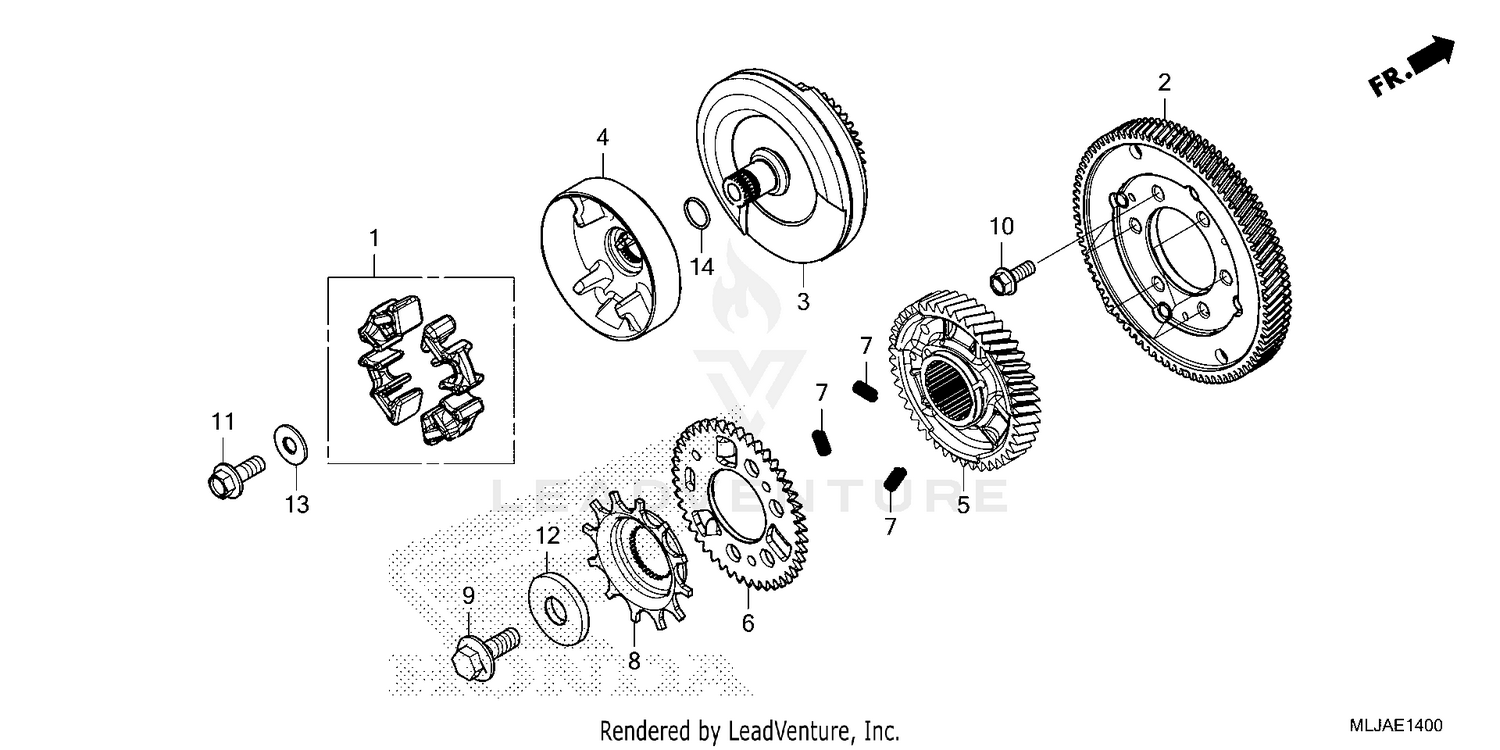 PRIMARY DRIVE GEAR
