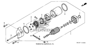 Starting Motor (1) Schematic