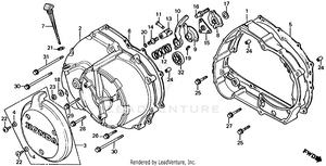 Right Crankcase Cover Schematic