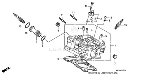Rear Cylinder Head Schematic