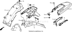 Vt500ft Rear Fender Schematic