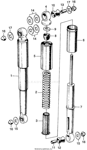Rear Shock Absorber Schematic