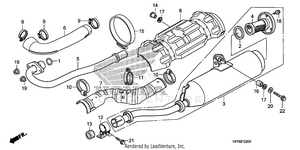 Exhaust Muffler Schematic