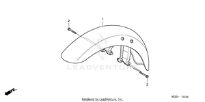 Front Fender Schematic