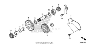 Kick Starter Spindle Schematic