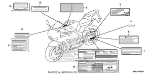 Caution Label Schematic