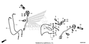 Handle Lever@switch@cable Schematic