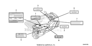 Caution Label Schematic