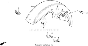 Front Fender Schematic