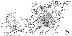Right Crankcase Cover (2) Schematic