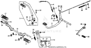 Pedal + Kick Arm + Stand 79 Schematic