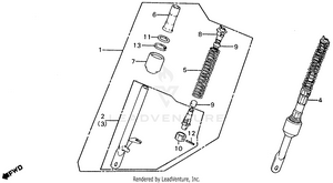 Front Shock Absorber Schematic