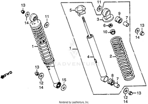 Rear Shock Absorber Schematic