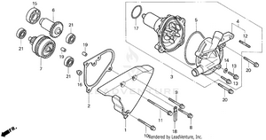 Vt1100c2water Pump 95-97 Schematic