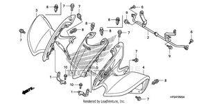 Front Fender Schematic