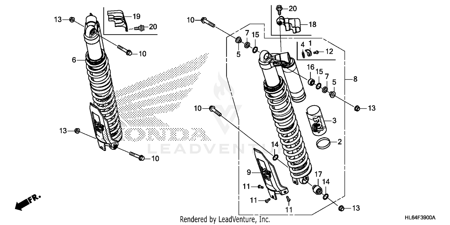 REAR SHOCK ABSORBER