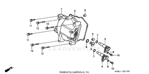 Cylinder Head Cover Schematic