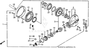 Final Driven Gear Schematic