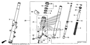 Front Fork Schematic