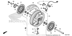 Front Wheel Schematic