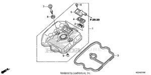 Cylinder Head Cover Schematic