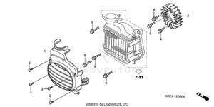 Cooling Fan + Fan Cover Schematic