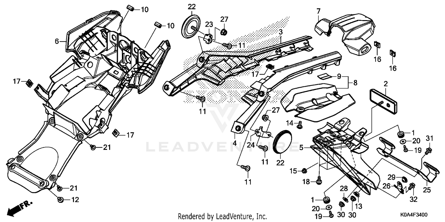 REAR FENDER (1)
