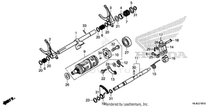 Gearshift Fork (sub      Transmission) Schematic