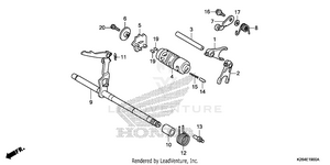 Gearshift Drum Schematic