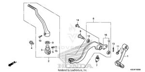 Pedal + Kick Starter Arm Schematic