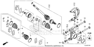 Rear Knuckle@rear        Driveshaft Schematic