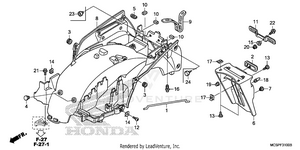 Rear Fender Schematic